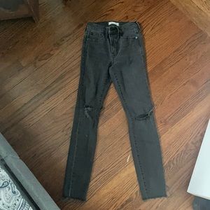 madwell 9 inch high rise skinny jeans
